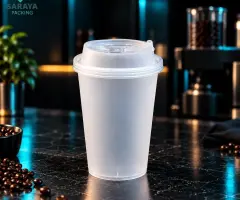 Frosted PP Plastic Cup 14 oz – 400 ml – 90 mm – 500 pcs